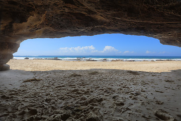 Image showing Caves Beach Australia