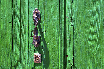 Image showing brown knocker in a lanzarote  spain 