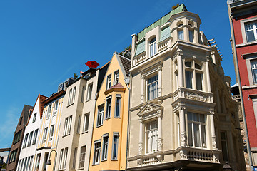 Image showing Old houses in downtown Aachen, Germany