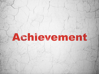 Image showing Education concept: Achievement on wall background