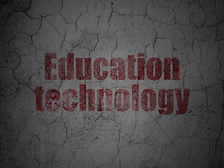 Image showing Education concept: Education Technology on grunge wall background