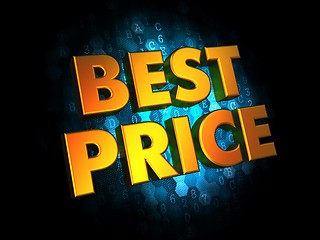 Image showing Best Price Concept on Digital Background.