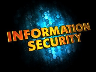 Image showing Information Security on Digital Background.