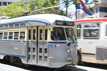 Image showing Old Streetcar in San Fransisco