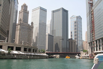 Image showing Chicago from the river