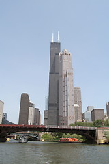 Image showing Chicago from the river