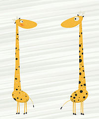 Image showing Giraffes