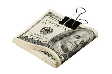 Image showing Dollar with clip