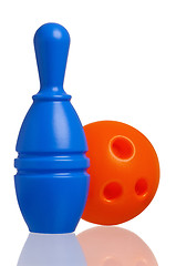 Image showing Toy bowling