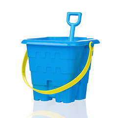 Image showing Toy bucket and spade