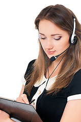 Image showing Call center operator