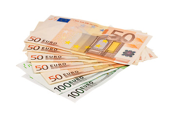 Image showing Heap of euro