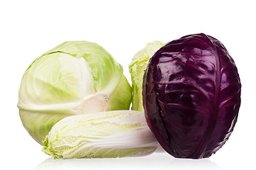 Image showing Fresh cabbage