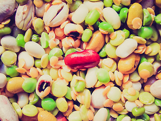 Image showing Retro look Beans salad