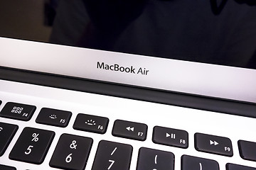 Image showing MacBook Air keyboard 