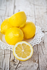 Image showing fresh lemons 