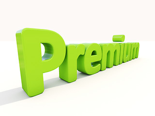 Image showing 3d word premium