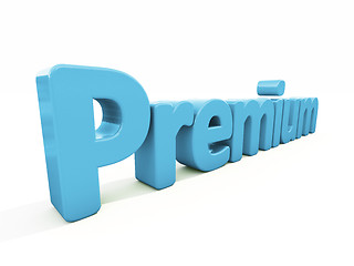 Image showing 3d word premium