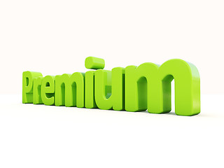 Image showing 3d word premium