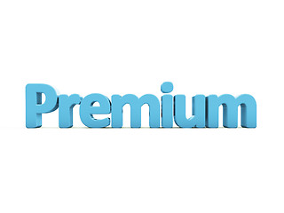 Image showing 3d word premium