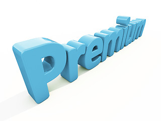 Image showing 3d word premium