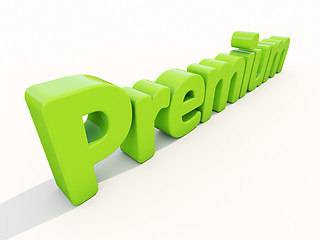 Image showing 3d word premium