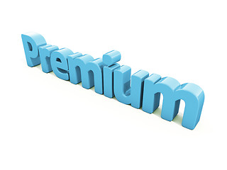 Image showing 3d word premium