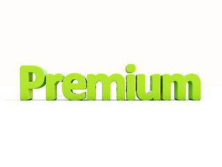 Image showing 3d word premium