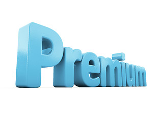 Image showing 3d word premium