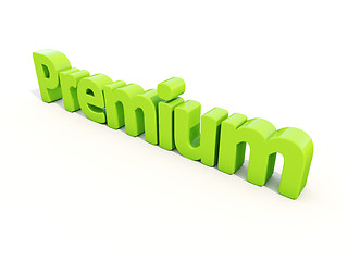 Image showing 3d word premium