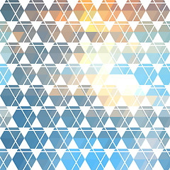 Image showing pattern geometric. Background with triangles