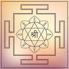 Image showing Yantra Goddess Lakshmi.