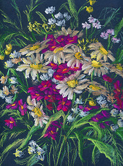 Image showing bouquet of wildflowers