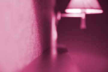 Image showing Mauve lamp