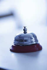 Image showing Close up photo of a bell 