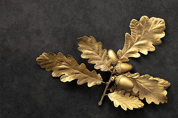 Image showing Golden Oak Leaf Beauty