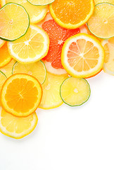 Image showing citrus fruits slices