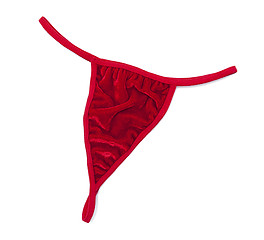 Image showing Red thong