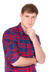 Image showing Portrait of handsome young guy