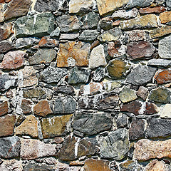 Image showing texture of the stone wall for background
