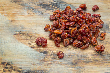 Image showing dried cranberries