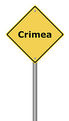 Image showing Warning Sign Crimea