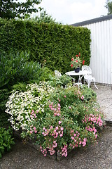 Image showing Corner in garden