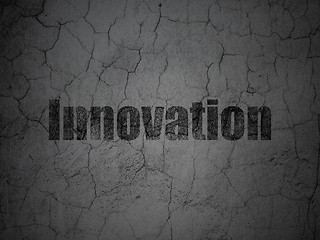 Image showing Finance concept: Innovation on grunge wall background