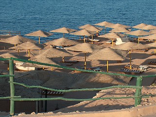 Image showing Beach umbrella