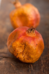 Image showing dry and old pomegranates 