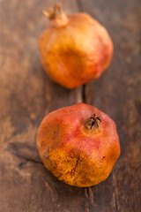 Image showing dry and old pomegranates 