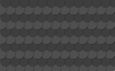 Image showing Abstract black circles tech background