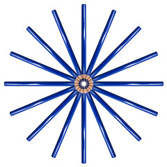 Image showing Blue Color Pencil