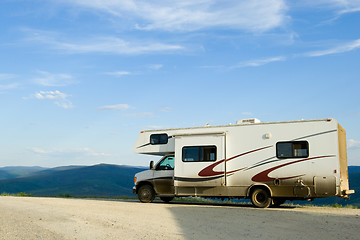 Image showing RV on the road